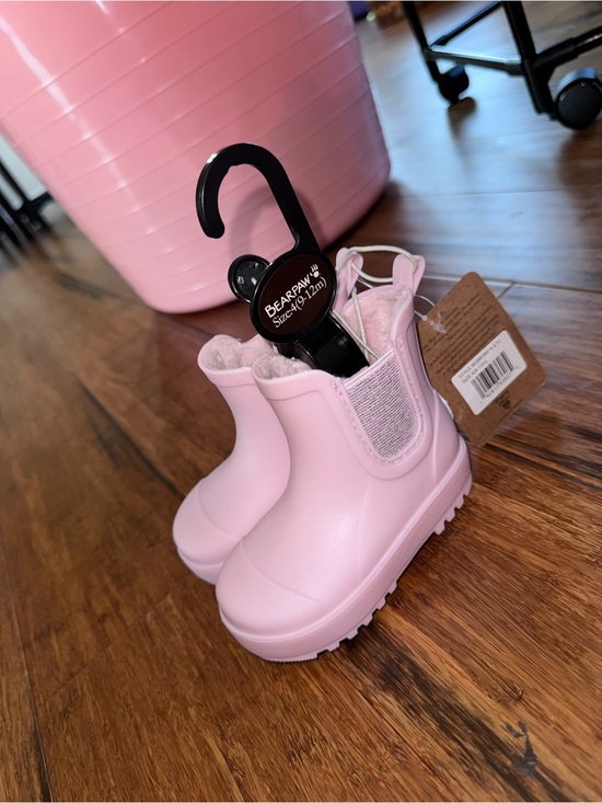 BearPaw Other - BearPaw Baby Light Pink Waterproof Boots
